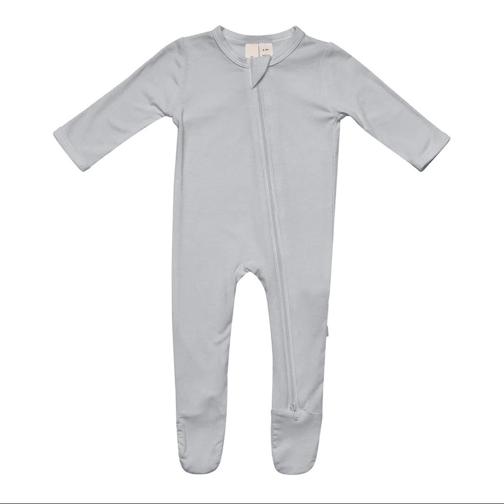 Kyte Baby Zippered Footie in Fog